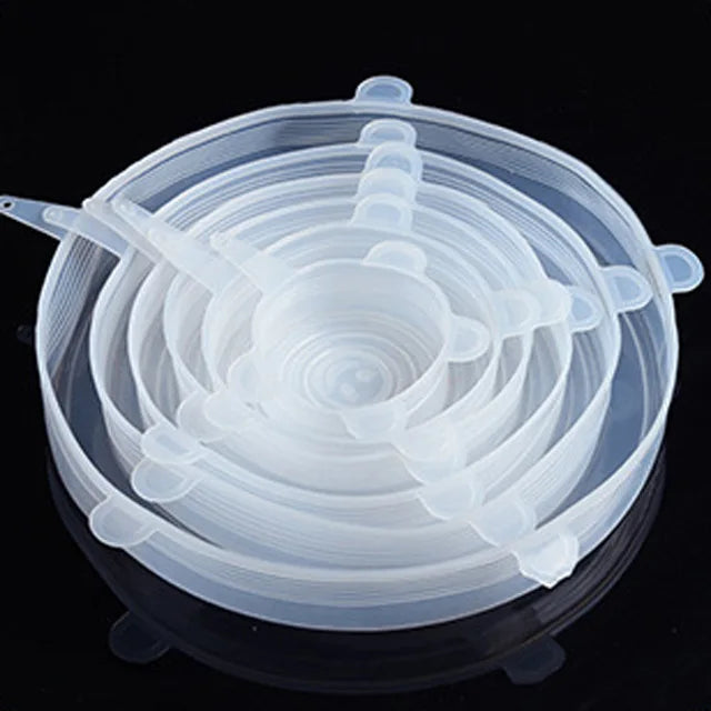 Reusable Silicone Stretch Lids (6-Pack) | Universal Food Covers