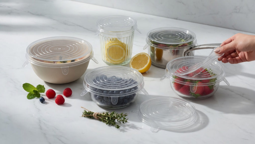 Reusable Silicone Stretch Lids (6-Pack) | Universal Food Covers
